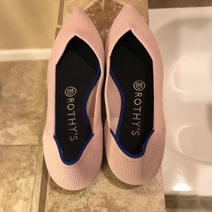 Rothy’s The Point in Petal Pink Solid